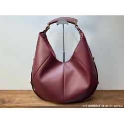 Qualità superiore Replica Borsa a tracolla grande YSL Saint Laurent Mombasa Borgogna Imitazione Outlet