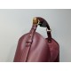 Qualità superiore Replica Borsa a tracolla grande YSL Saint Laurent Mombasa Borgogna Imitazione Outlet