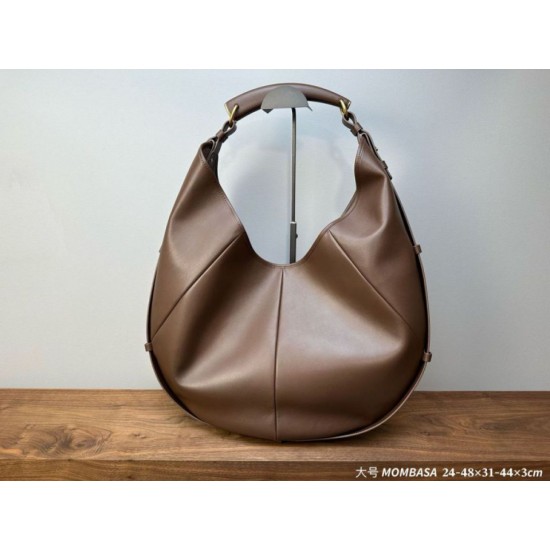 Qualità superiore Replica Borsa a tracolla grande YSL Saint Laurent Mombasa Caffè Imitazione Outlet