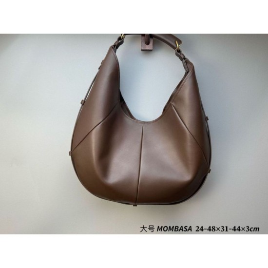 Qualità superiore Replica Borsa a tracolla grande YSL Saint Laurent Mombasa Caffè Imitazione Outlet