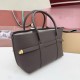 Qualità superiore Replica Borsa shopper Loro Piana Ghiera caffè Imitazione Outlet