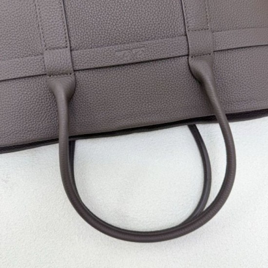 Qualità superiore Replica Borsa shopper Loro Piana Ghiera caffè Imitazione Outlet