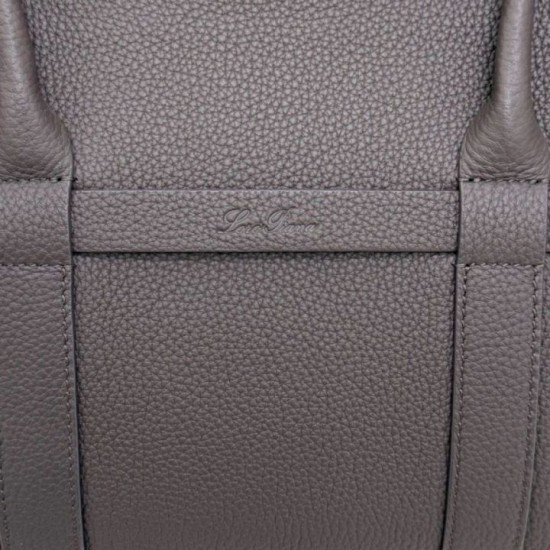 Qualità superiore Replica Borsa shopper Loro Piana Ghiera caffè Imitazione Outlet