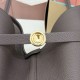Qualità superiore Replica Borsa shopper Loro Piana Ghiera caffè Imitazione Outlet