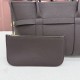 Qualità superiore Replica Borsa shopper Loro Piana Ghiera caffè Imitazione Outlet