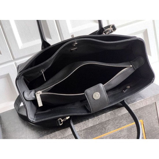 Qualità superiore Replica Borsa tote Chanel Executive Cerf nera Imitazione Outlet