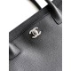 Qualità superiore Replica Borsa shopper Chanel Cerf Executive in pelle di vitello nera 32cm Imitazione Outlet