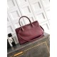 Qualità superiore Replica Borsa tote Chanel Executive Cerf Borgogna Imitazione Outlet