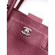 Qualità superiore Replica Borsa tote Chanel Executive Cerf Borgogna Imitazione Outlet