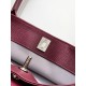 Qualità superiore Replica Borsa shopper Chanel Cerf Executive in pelle di vitello 32cm Borgogna Imitazione Outlet