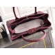 Qualità superiore Replica Borsa shopper Chanel Cerf Executive in pelle di vitello 32cm Borgogna Imitazione Outlet