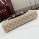 Qualità superiore Replica Borsa a tracolla media Gucci Horsebit Ristretto A0020Y marrone Imitazione Outlet