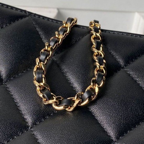 Qualità superiore Replica Borsa shopping piccola Chanel 26S AS6248 Nero Imitazione Outlet