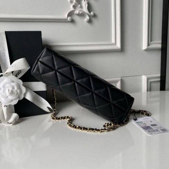 Qualità superiore Replica Borsa shopping piccola Chanel 26S AS6248 Nero Imitazione Outlet
