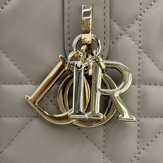 Qualità superiore Replica Borsa tote verticale Dior Toujours piccola Grigia Imitazione Outlet