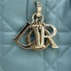 Qualità superiore Replica Borsa tote verticale Dior Toujours piccola Blu Imitazione Outlet