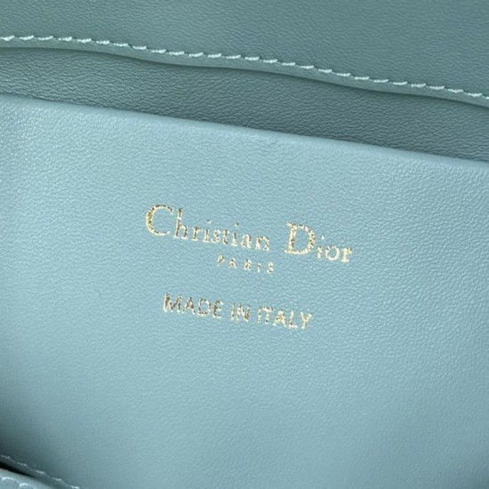 Qualità superiore Replica Borsa tote verticale Dior Toujours piccola Blu Imitazione Outlet