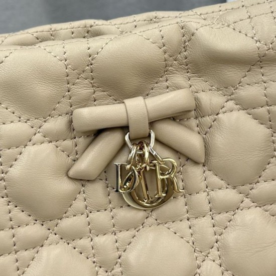 Qualità superiore Replica Mini secchiello Dior Adiorable Albicocca Imitazione Outlet