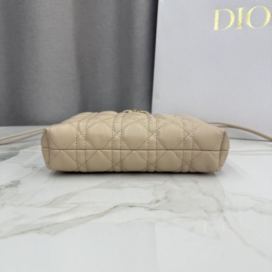 Qualità superiore Replica Mini secchiello Dior Adiorable Albicocca Imitazione Outlet