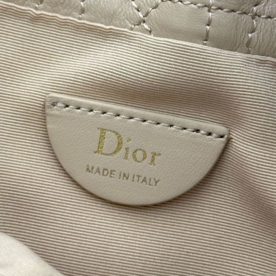 Qualità superiore Replica Mini secchiello Dior Adiorable Albicocca Imitazione Outlet