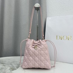 Qualità superiore Replica Mini secchiello Dior Adiorable Rosa Imitazione Outlet
