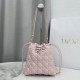 Qualità superiore Replica Mini secchiello Dior Adiorable Rosa Imitazione Outlet