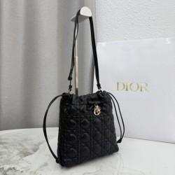 Qualità superiore Replica Mini secchiello Dior Adiorable nera Imitazione Outlet