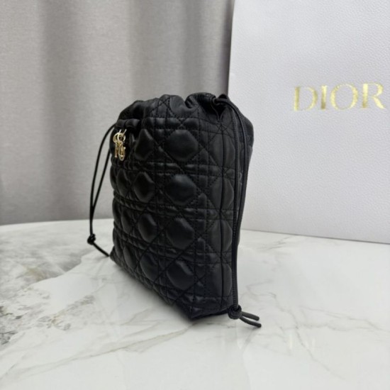 Qualità superiore Replica Mini secchiello Dior Adiorable nera Imitazione Outlet