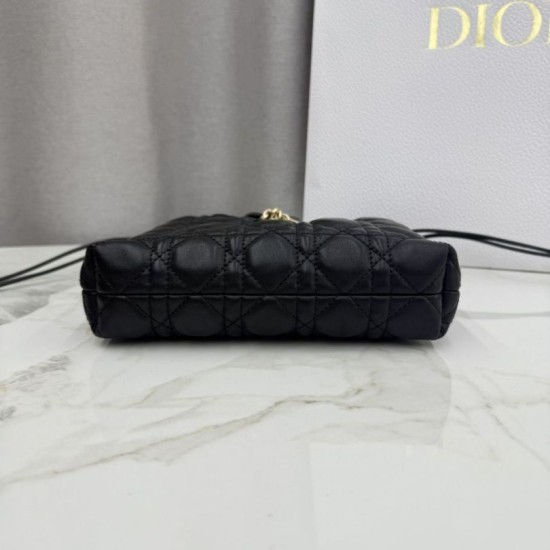 Qualità superiore Replica Mini secchiello Dior Adiorable nera Imitazione Outlet