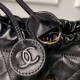 Qualità superiore Replica Borsa a secchiello trapuntata Chanel 26s con coulisse AP5317 Nero Imitazione Outlet