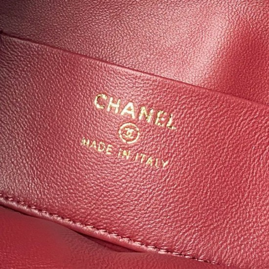 Qualità superiore Replica Borsa a secchiello trapuntata Chanel 26s con coulisse AP5317 Nero Imitazione Outlet