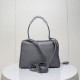 Qualità superiore Replica Borsa a tracolla Balenciaga Rodeo media grigia Imitazione Outlet