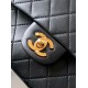 Replica Borsa a mano Chanel classica Flap A1112 nera 20/25cm Imitazione Outlet Fallate
