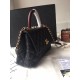 Replica Borsa a mano Chanel Coco nera 23/28cm 01 Imitazione Outlet Fallate