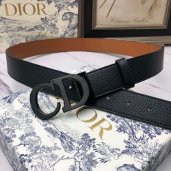 Replica Cintura Dior Montaigne Reversibile da 35mm vitello ultra opaca Imitazione Outlet