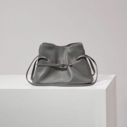 Replica Borsa Prada Dada piccola Nappa 1BG586 Grigio Imitazione Outlet Fallate