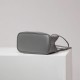 Replica Borsa Prada Dada piccola Nappa 1BG586 Grigio Imitazione Outlet Fallate