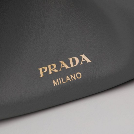 Replica Borsa Prada Dada piccola Nappa 1BG586 Grigio Imitazione Outlet Fallate