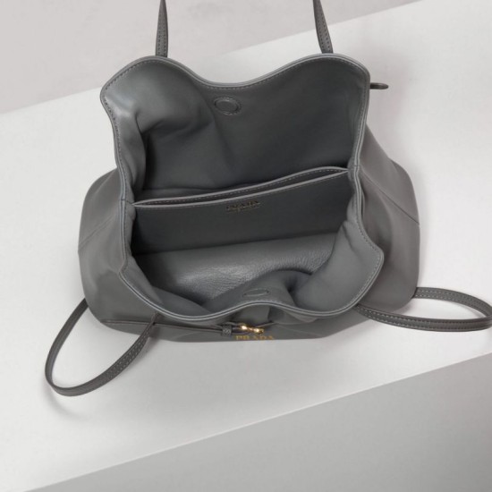 Replica Borsa Prada Dada piccola Nappa 1BG586 Grigio Imitazione Outlet Fallate