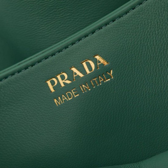 Replica Borsa Prada Dada piccola Nappa 1BG586 Verde Imitazione Outlet Fallate