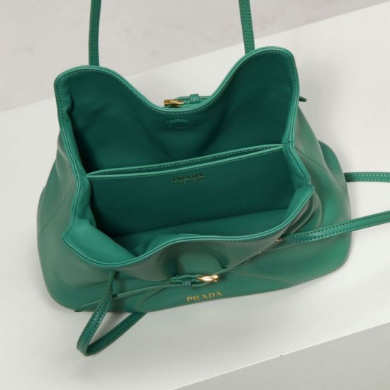 Replica Borsa Prada Dada piccola Nappa 1BG586 Verde Imitazione Outlet Fallate