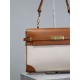 Replica Borsa a tracolla con manico superiore YSL Saint Laurent Manhattan marrone Imitazione Outlet Fallate