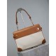 Replica Borsa a tracolla con manico superiore YSL Saint Laurent Manhattan marrone Imitazione Outlet Fallate
