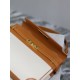 Replica Borsa a tracolla con manico superiore YSL Saint Laurent Manhattan marrone Imitazione Outlet Fallate