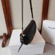 Replica Borsa Celine Halfmoon piccola morbida Triomphe Nero Imitazione Outlet Fallate