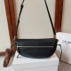 Replica Borsa Celine Halfmoon piccola morbida Triomphe Nero Imitazione Outlet Fallate