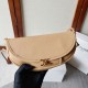 Replica Borsa Celine Halfmoon piccola morbida Triomphe albicocca Imitazione Outlet Fallate