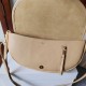 Replica Borsa Celine Halfmoon piccola morbida Triomphe albicocca Imitazione Outlet Fallate