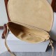 Replica Borsa Celine Halfmoon piccola morbida Triomphe albicocca Imitazione Outlet Fallate
