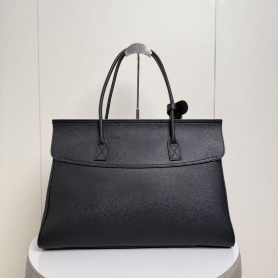 Replica Borsa tote Balenciaga Carrie Carry All Nero Imitazione Outlet Fallate